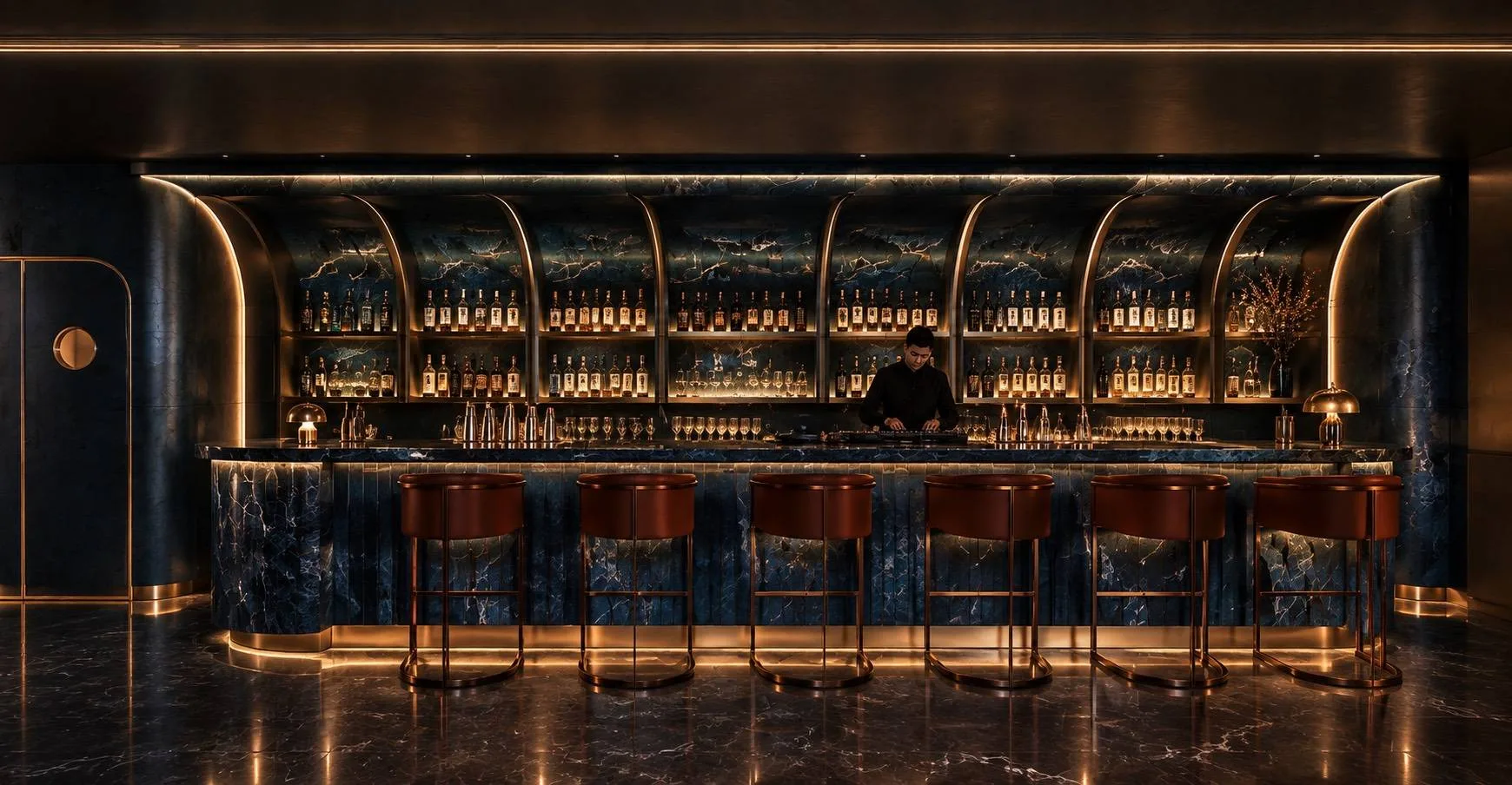 G56 All in Bar Patpong bar — service line design render