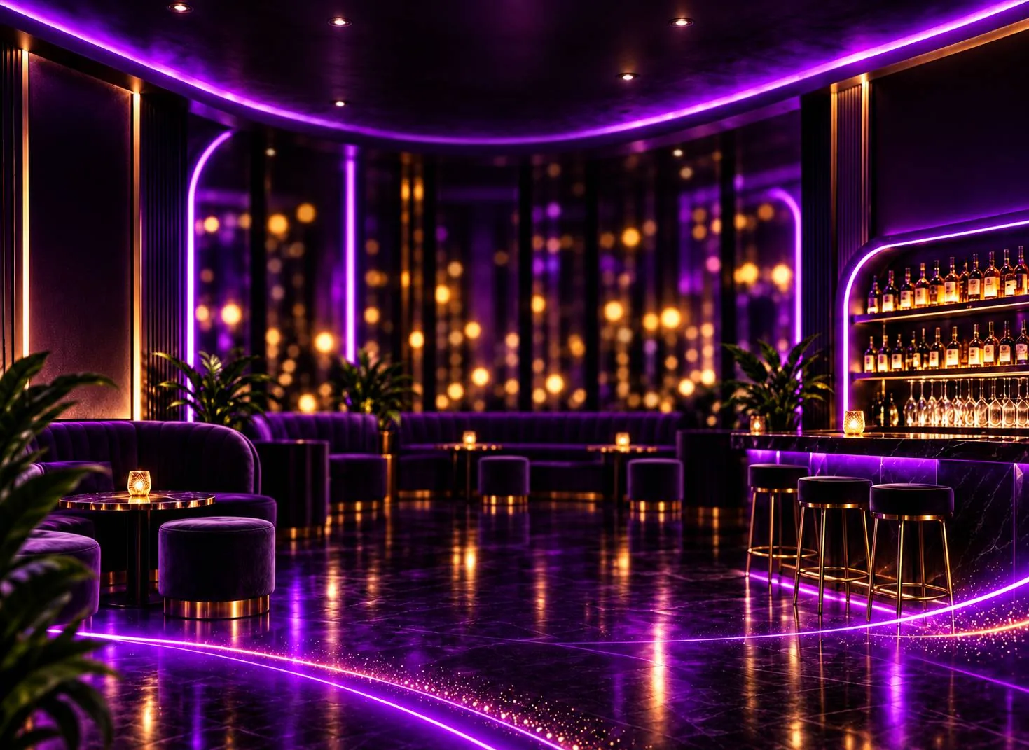 G56 All in Bar Patpong main volume — stage design render